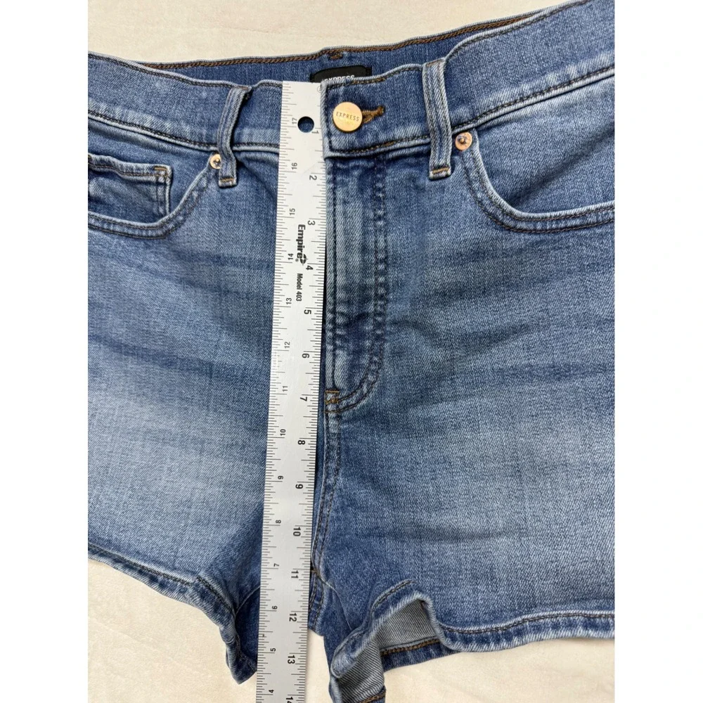 Express Blue Denim Jean Shorts
